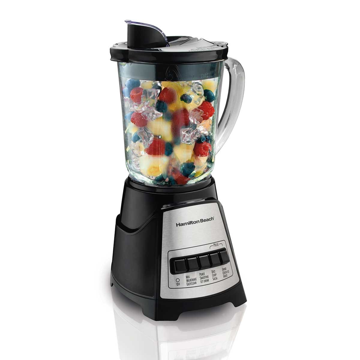 Hamilton Beach Power Elite Multi-Function Blender, 40oz Glass Jar (58148G)
