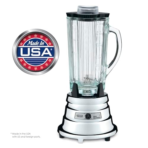 Waring Commercial BB900G Bar Blender, 40oz Glass Jar