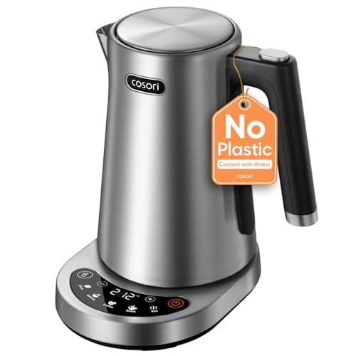 Cosori Stainless Steel Electric Kettle with Temperature Control, 1.7L