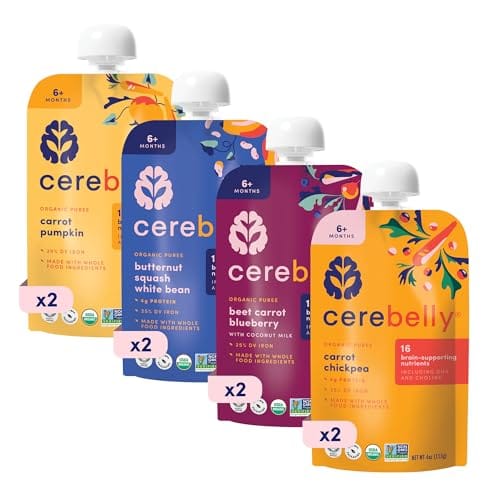Cerebelly Organic Veggie and Bean Variety Pack