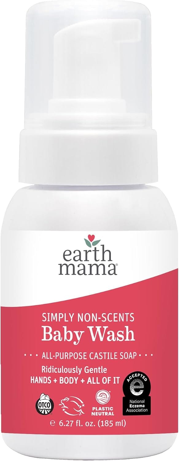 Earth Mama Simply Non-Scents Castile Baby Wash