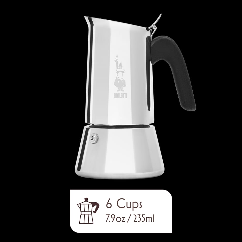 Bialetti Venus Induction Stovetop Coffee Maker, 6-Cup