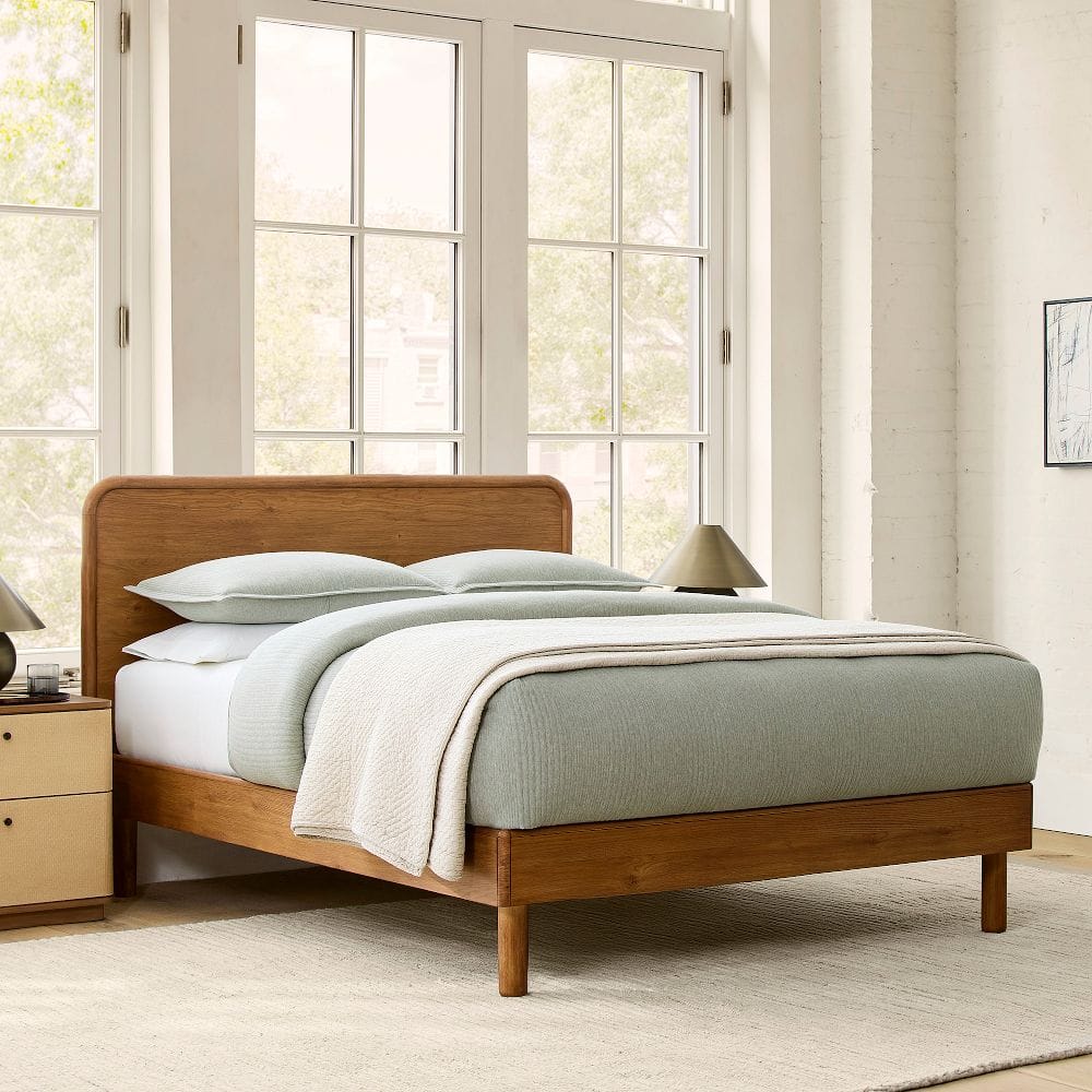 West Elm Miles Wood Bed