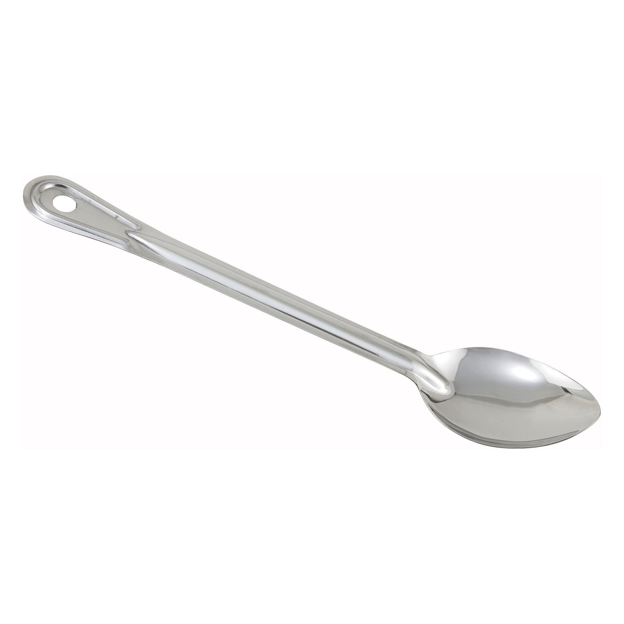 Winco Solid Stainless Steel Basting Spoon, 13-Inch