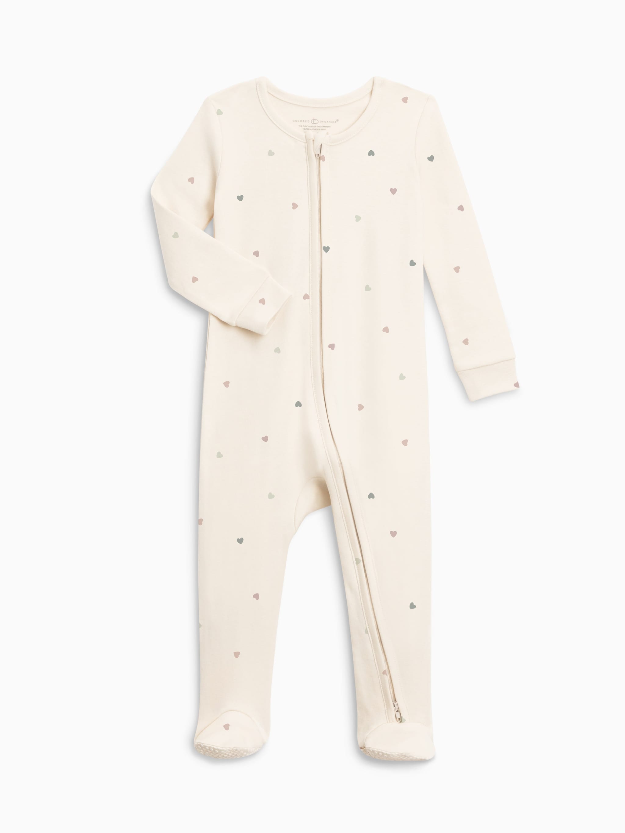 Colored Organics Peyton Zipper Footed Sleeper