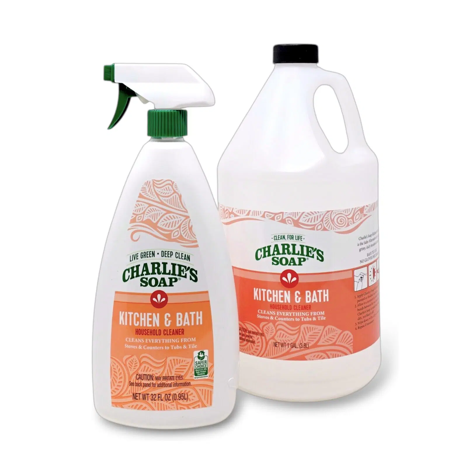 Charlie's Soap Kitchen + Bath Household Cleaner, 32 fl oz