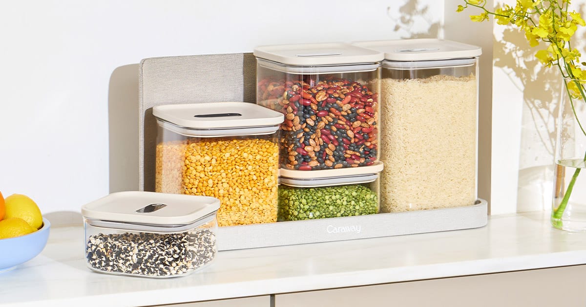 Caraway Glass Airtight Container Set, 13-Piece