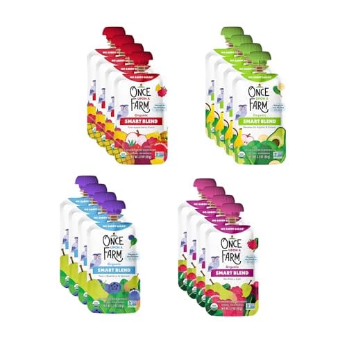 Once Upon a Farm Organic Smart Blend Infant Pouches