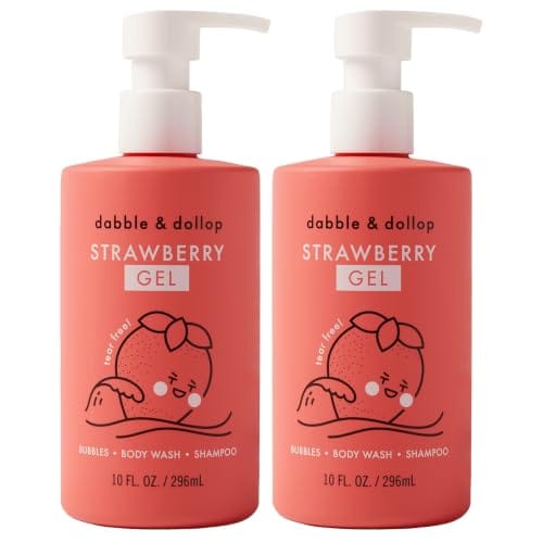 Dabble & Dollop Kids 3-in-1 Body Wash, Shampoo and Bubble Bath