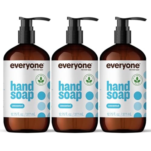 EO Everyone Unscented Hand Soap, 3-Pack