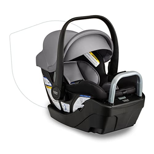 Britax Willow S Infant Car Seat, SafeWash, Graphite Onyx