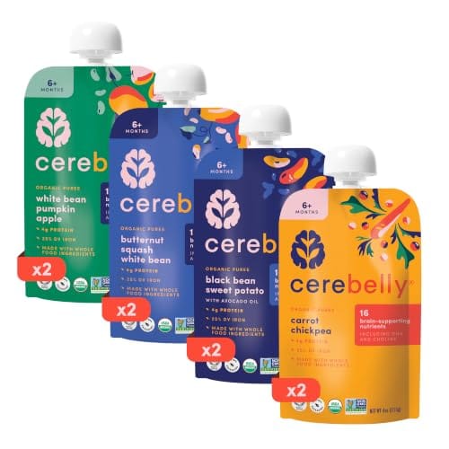 Cerebelly Organic Veggie and Bean Variety Pack