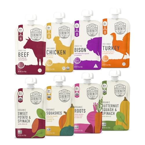 Serenity Kids Organic Meat and Veggie Variety Pack