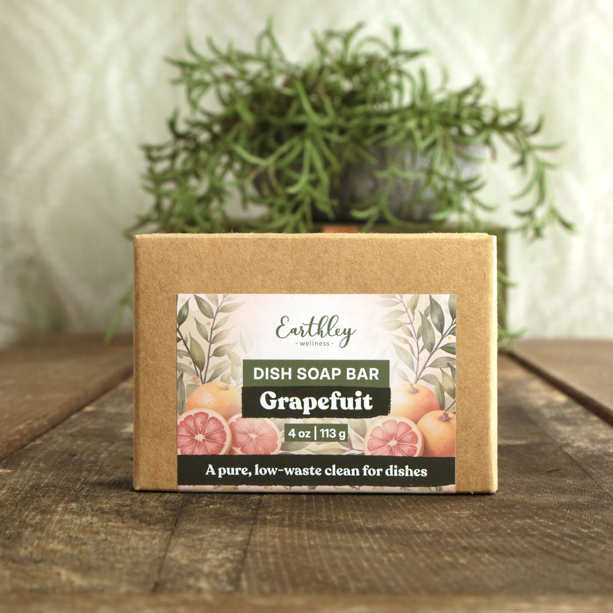 Earthley Dish Soap Bar, 4 oz