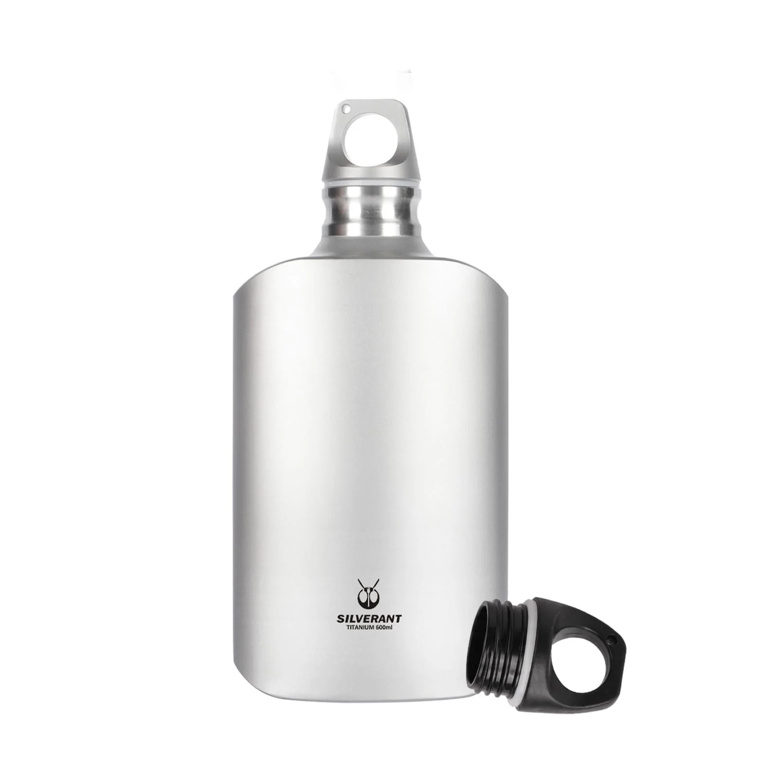 SilverAnt Ultralight Titanium Water Bottle 600ml Slim