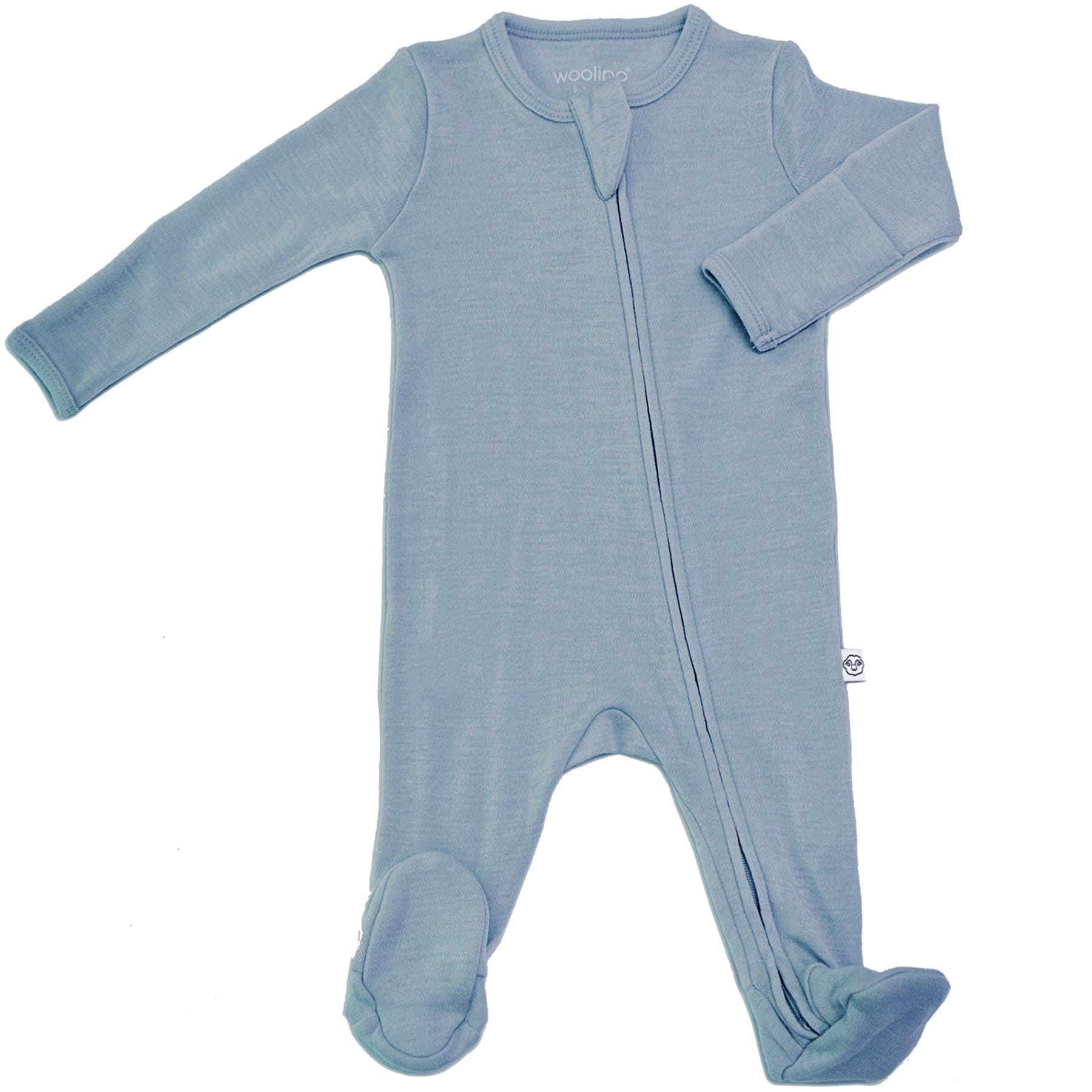 Woolino Merino Wool Baby Footie Pajamas