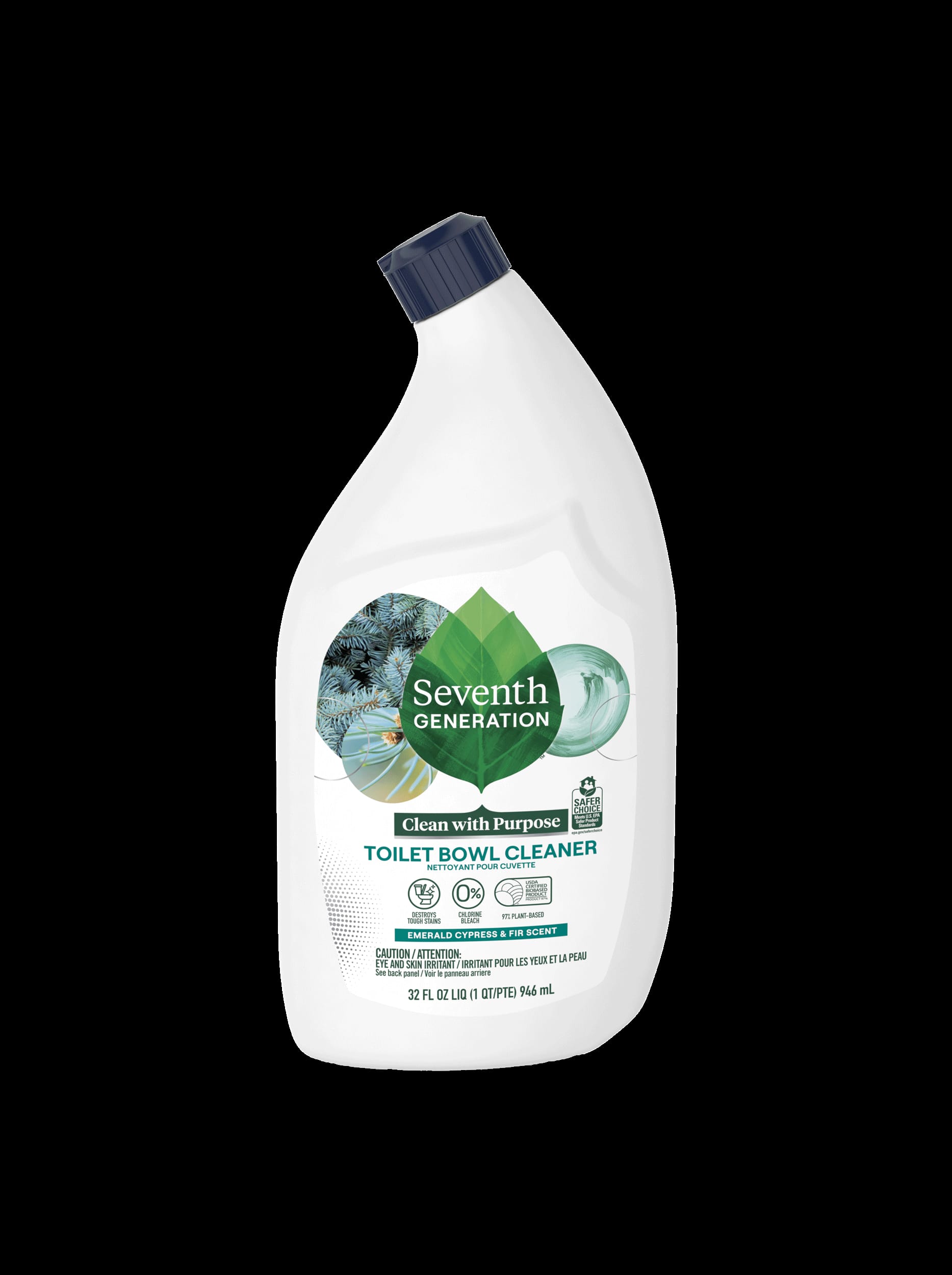 Seventh Generation Toilet Bowl Cleaner, Emerald Cypress & Fir, 32 fl oz